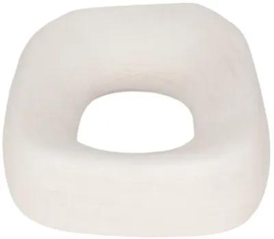 10" Short Rough Open Cut-out Object, White