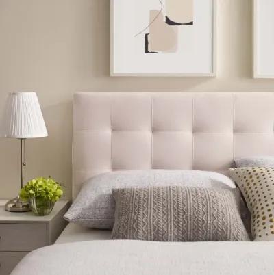 Lily Biscuit Tufted Full Performance Velvet Headboard