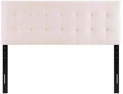 Lily Biscuit Tufted Full Performance Velvet Headboard