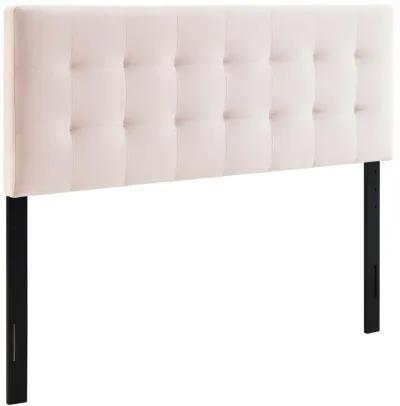 Lily Biscuit Tufted Full Performance Velvet Headboard