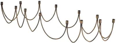 Iron International Candle Holder - Oil Rubbed Gold