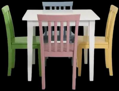 Martel 5-Piece Dining Set Multi Color