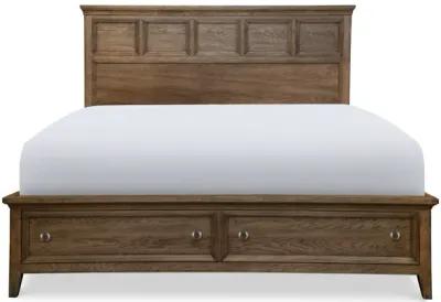 Forest Hills Complete Panel Bed With storage Footboard Cal King 60