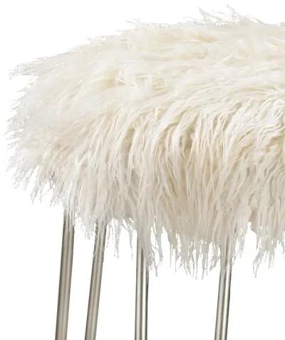 Betty Vanity Stool - White