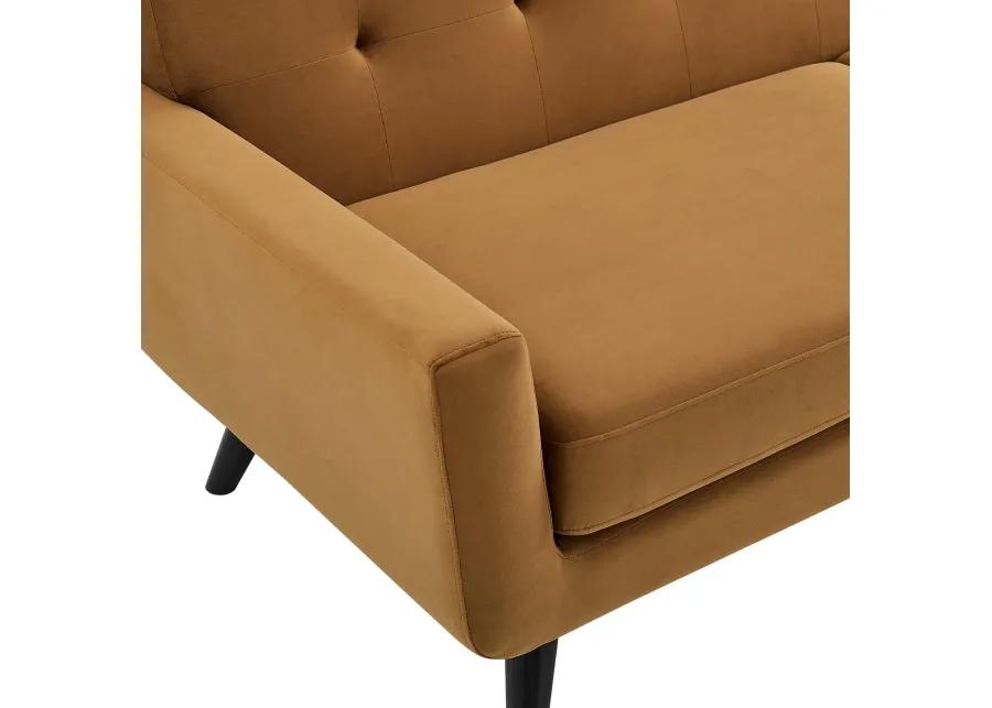 Engage Performance Velvet Armchair