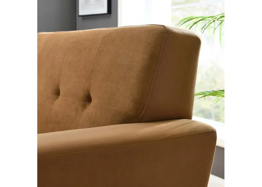 Engage Performance Velvet Armchair