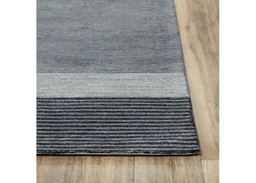 Taylor Charcoal  Wool 5' x 7'6" Rectangle Rug