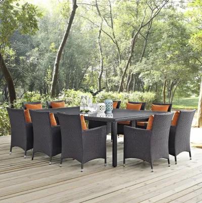 Convene 11 Piece Outdoor Patio Dining Set