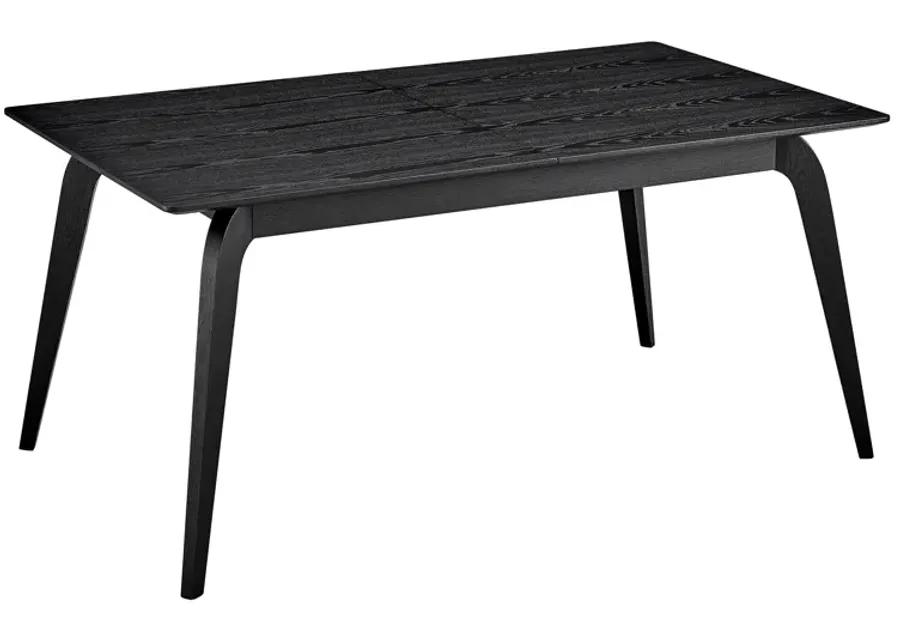 Lawrence 83" Extension Dining Table in Matte Black