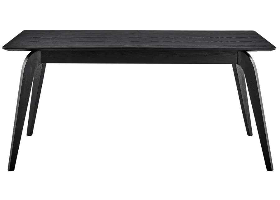 Lawrence 83" Extension Dining Table in Matte Black