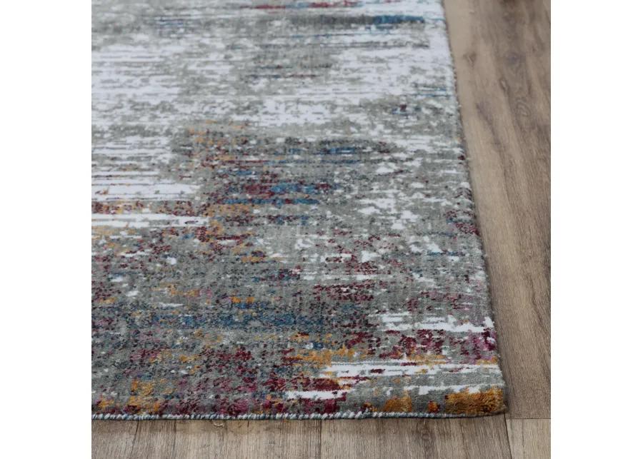 Signature Gray  Recycled Polyester 10' x 13' Rectangle Rug