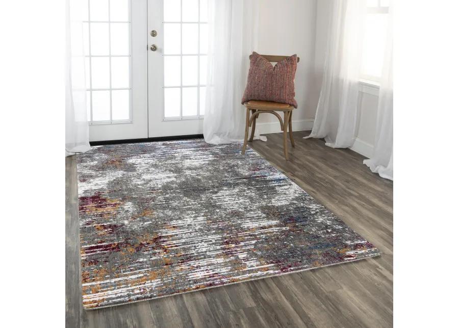 Signature Gray  Recycled Polyester 10' x 13' Rectangle Rug