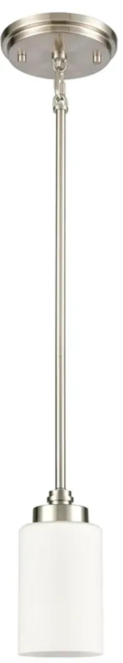 Dawson 4" Wide 1-Light Mini Pendant - Satin Nickel