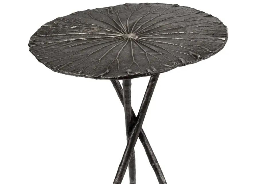 Lotus Table Small (Set of 2) Dark Nickel