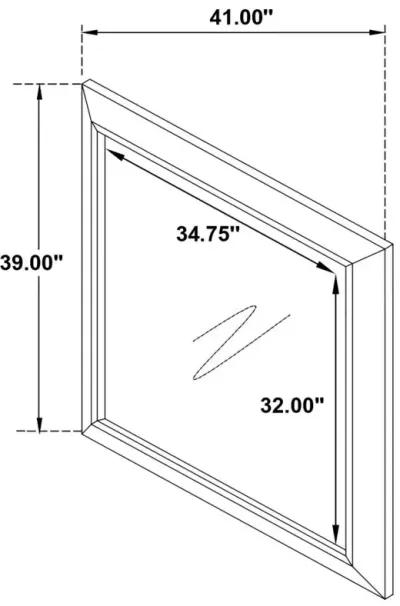 Kauffman Bedroom Set with High Straight Headboard