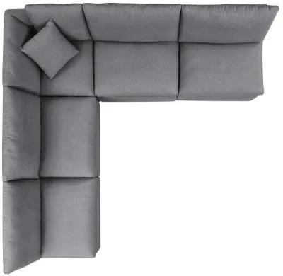 Commix 5-Piece Sunbrella� Outdoor Patio Sectional Sofa