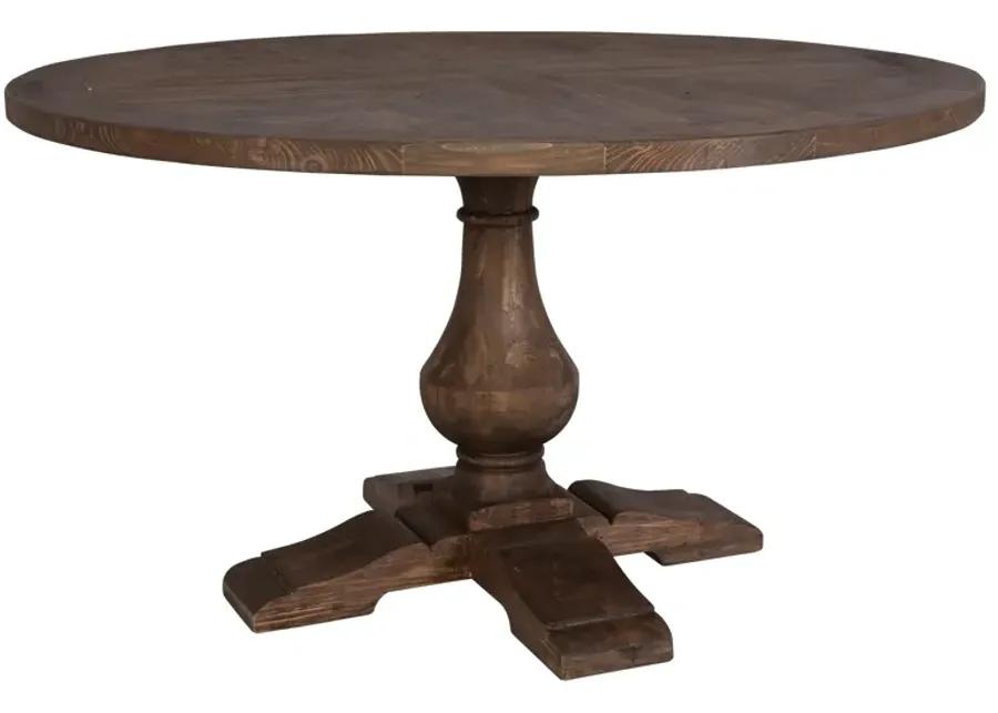 Stratford Wood Round Dining Table