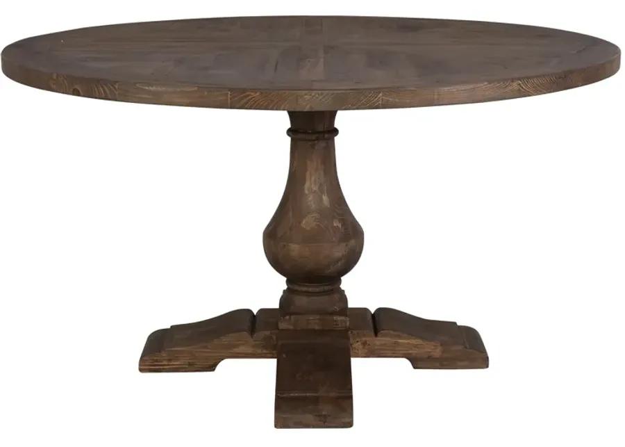 Stratford Wood Round Dining Table