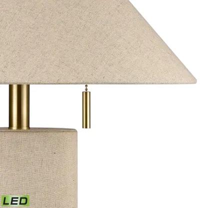 Blythe 26'' High 2-Light Table Lamp - Linen - Includes LED Bulbs