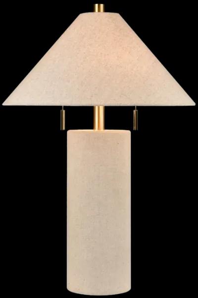 Blythe 26'' High 2-Light Table Lamp - Linen - Includes LED Bulbs