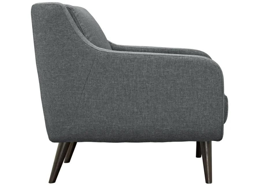 Verve Upholstered Fabric Armchair