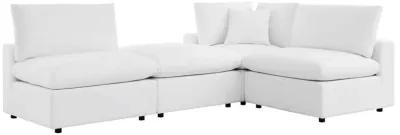 Commix 4-Piece Sunbrella� Outdoor Patio Sectional Sofa