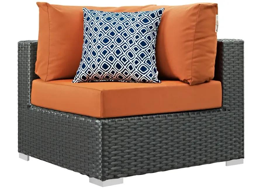 Sojourn 7 Piece Outdoor Patio Sunbrella® Sectional Set