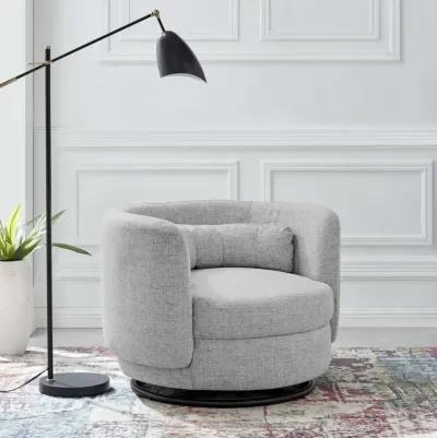 Relish Fabric Upholstered Upholstered Fabric Swivel Chair