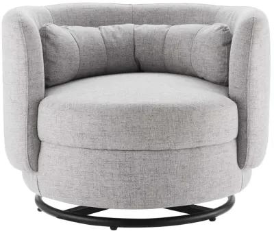 Relish Fabric Upholstered Upholstered Fabric Swivel Chair