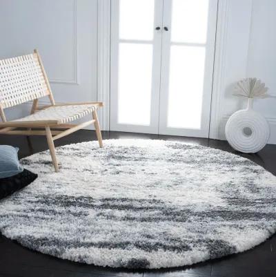 FONTANA SHAG Round Power Loomed 8' X 8' Round Rug