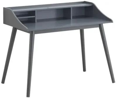 Percy 4-compartment Writing Desk Grey