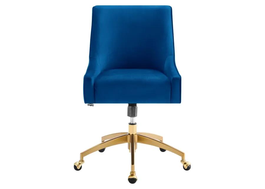 Discern Performance Velvet Office Chair