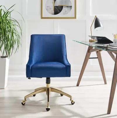 Discern Performance Velvet Office Chair