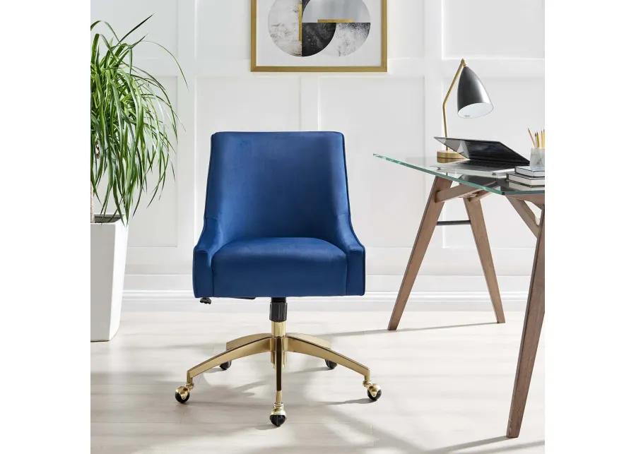 Discern Performance Velvet Office Chair