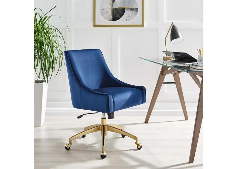 Discern Performance Velvet Office Chair