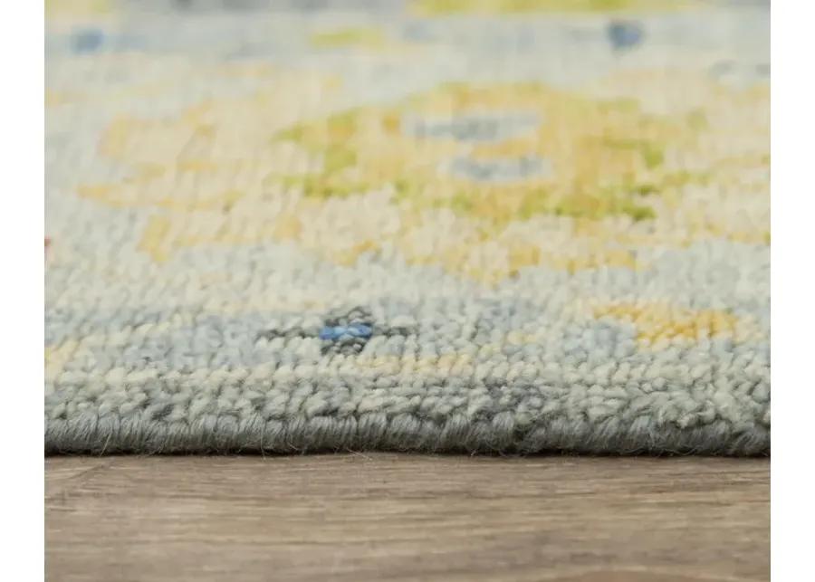 Envision Gray/Beige  Hand Spun Wool 2' x 3'  Rectangle Rug