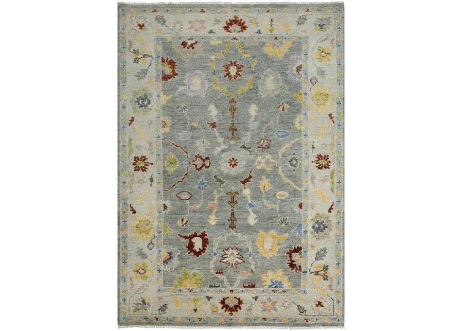 Envision Gray/Beige  Hand Spun Wool 2' x 3'  Rectangle Rug