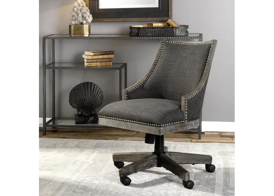 Aidrian Charcoal Desk Chair