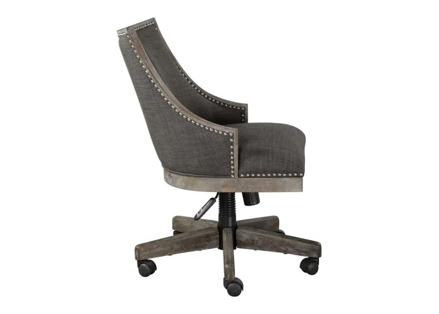 Aidrian Charcoal Desk Chair