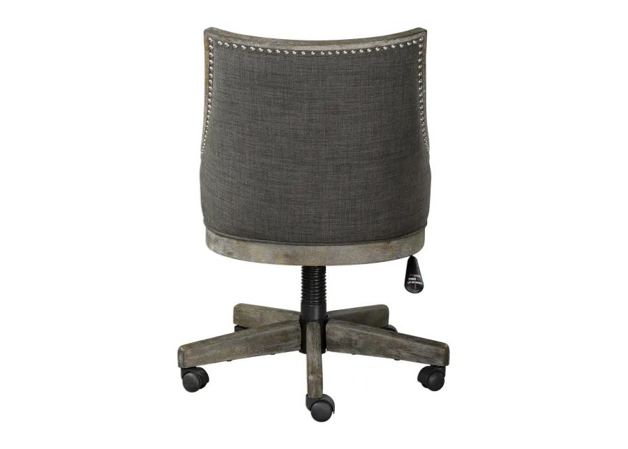 Aidrian Charcoal Desk Chair