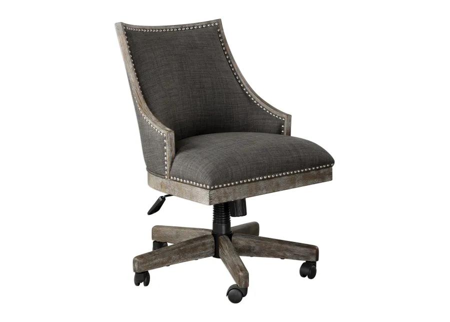 Aidrian Charcoal Desk Chair