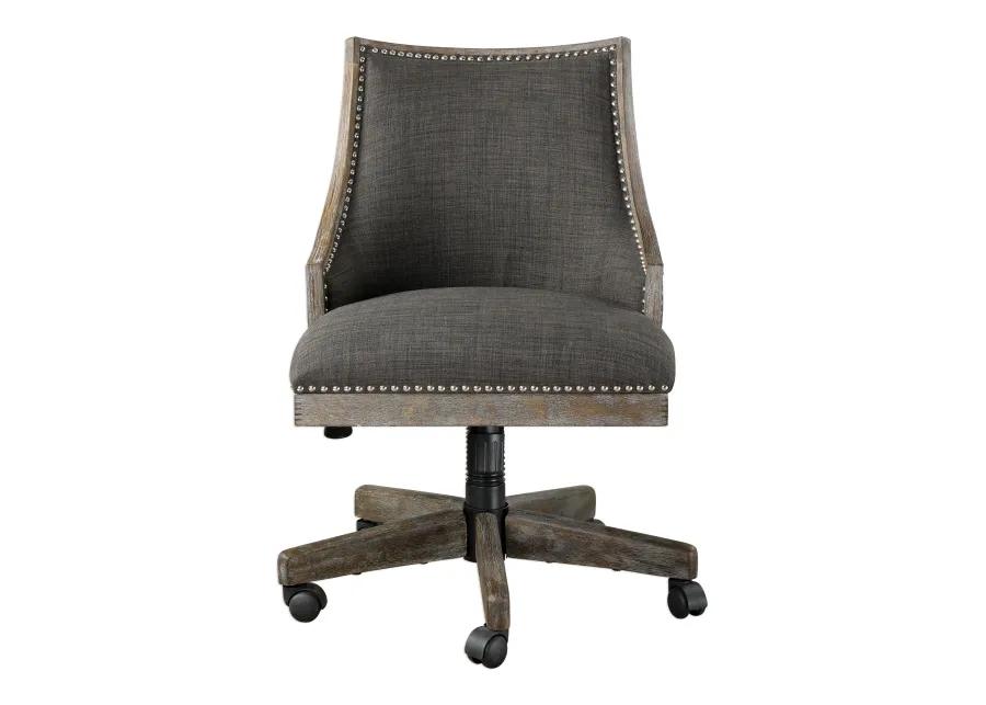 Aidrian Charcoal Desk Chair