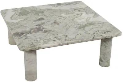 Marble, 35" Coffee Table, Green Kd, 2boxes