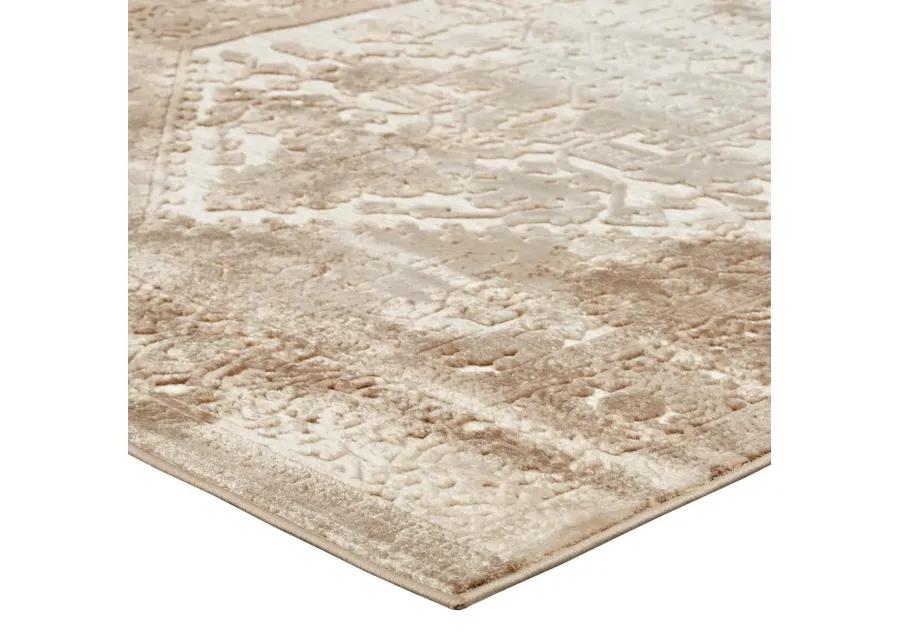 Rosina Distressed Persian Vintage Medallion 8x10 Area Rug