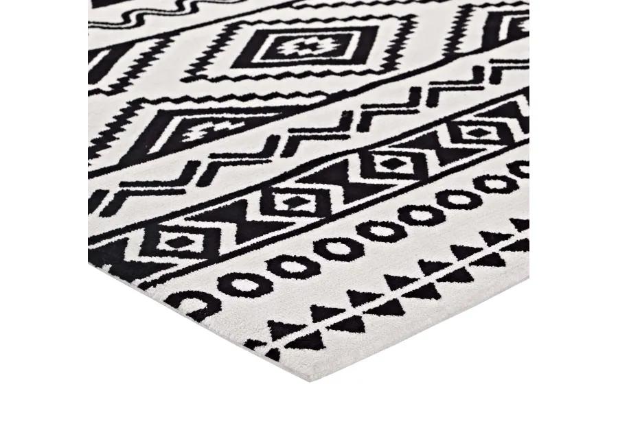 Haku Geometric Moroccan Tribal 5x8 Area Rug