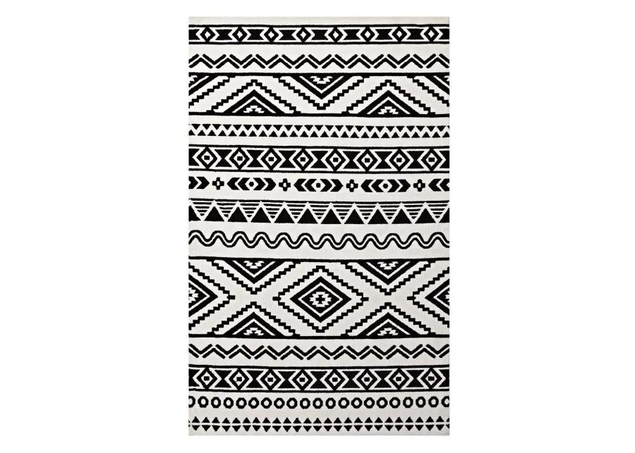 Haku Geometric Moroccan Tribal 5x8 Area Rug