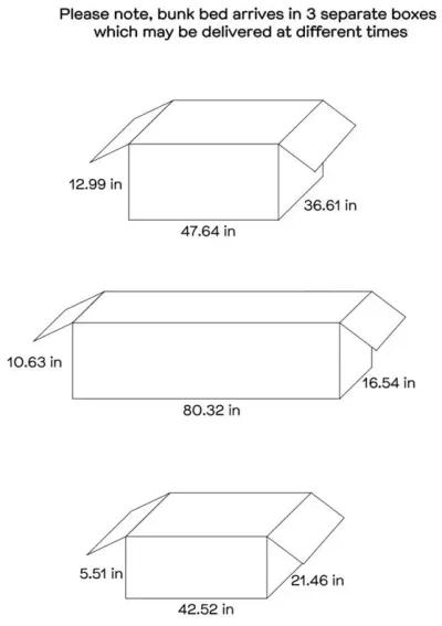 Oliver Twin Over Twin Bunk Bed Java