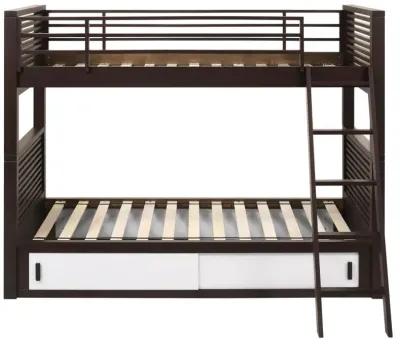 Oliver Twin Over Twin Bunk Bed Java