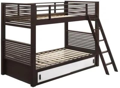 Oliver Twin Over Twin Bunk Bed Java