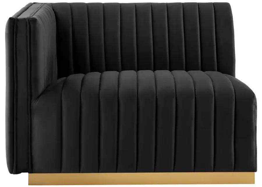 Conjure Channel Tufted Performance Velvet Loveseat